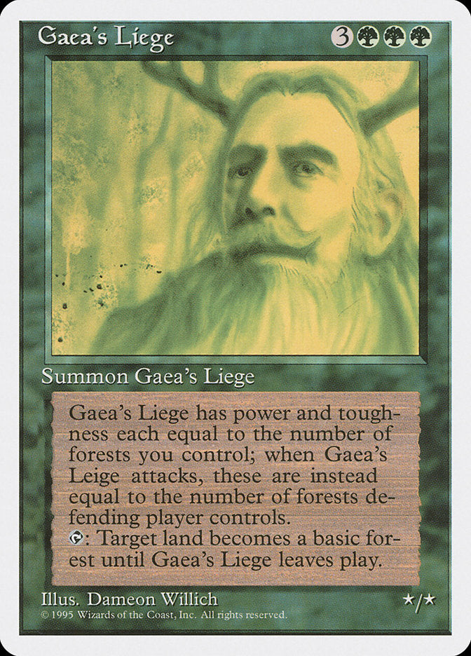 Gaea's Liege [Fourth Edition] | Kessel Run Games Inc. 