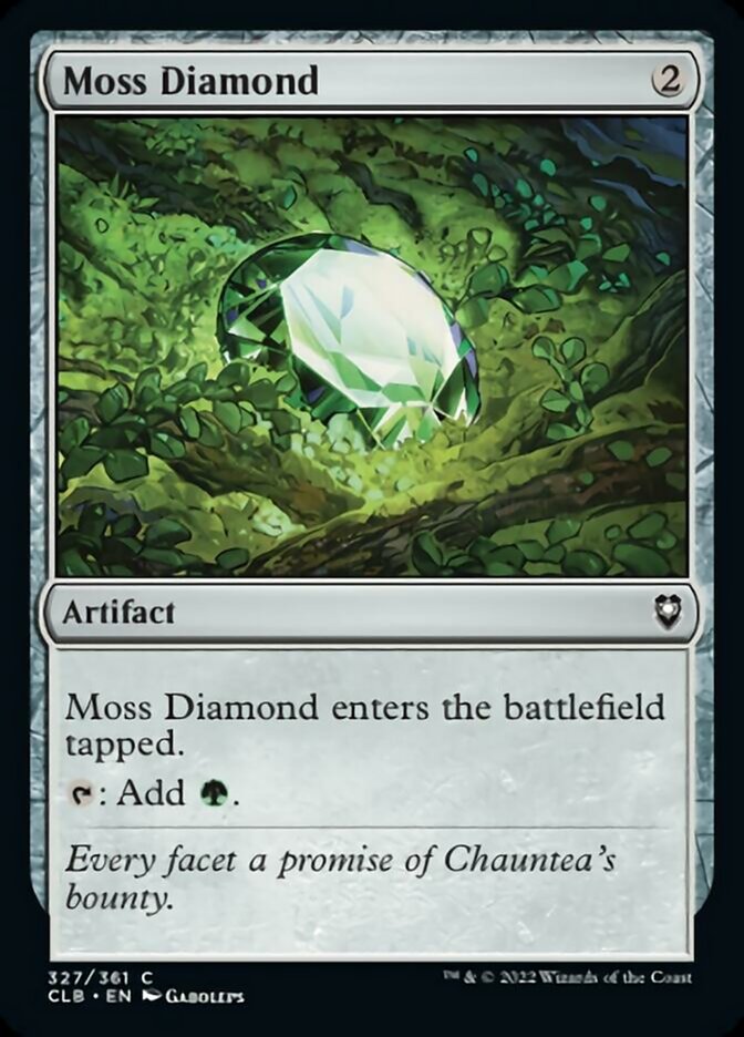 Moss Diamond [Commander Legends: Battle for Baldur's Gate] | Kessel Run Games Inc. 