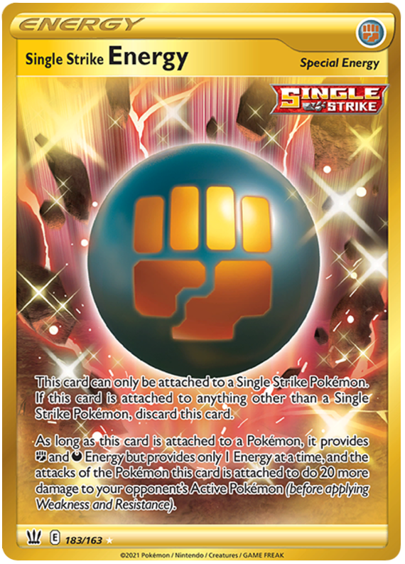 Single Strike Energy (183/163) [Sword & Shield: Battle Styles] | Kessel Run Games Inc. 