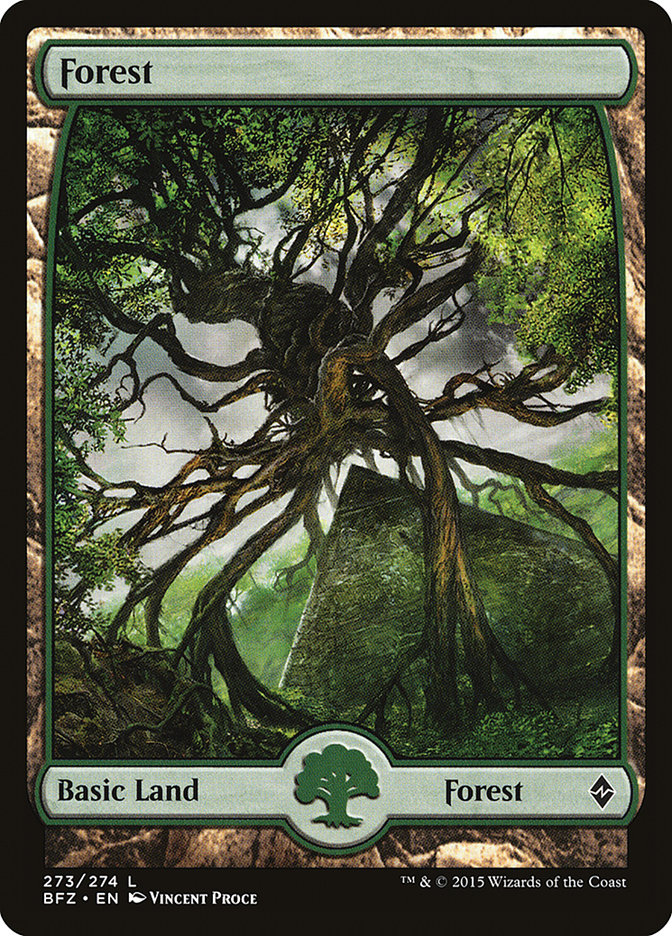 Forest (273) (Full Art) [Battle for Zendikar] | Kessel Run Games Inc. 