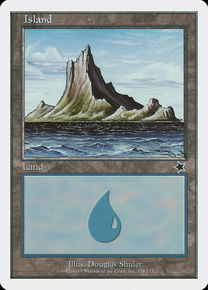 Island (158) [Starter 1999] | Kessel Run Games Inc. 