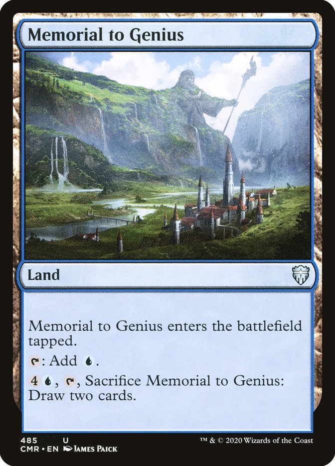 Memorial to Genius [Commander Legends] | Kessel Run Games Inc. 