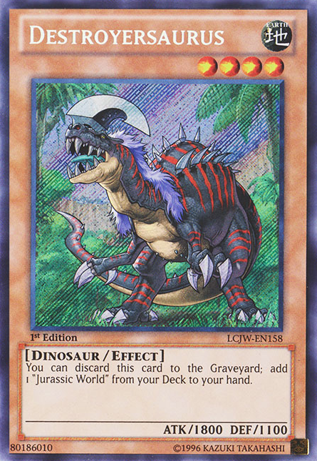 Destroyersaurus [LCJW-EN158] Secret Rare | Kessel Run Games Inc. 