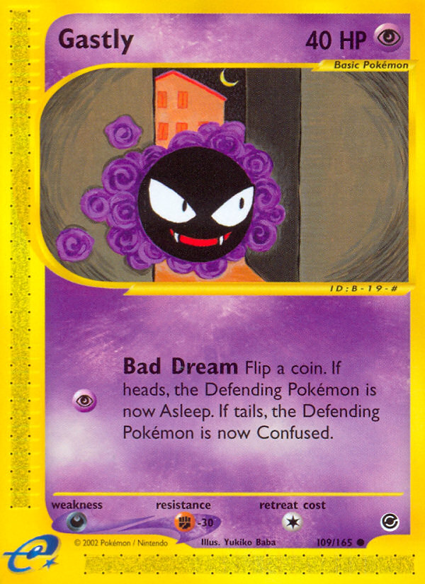 Gastly (109/165) [Expedition: Base Set] | Kessel Run Games Inc. 