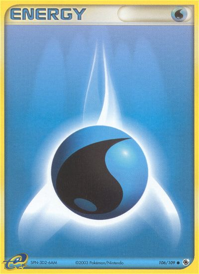Water Energy (106/109) [EX: Ruby & Sapphire] | Kessel Run Games Inc. 