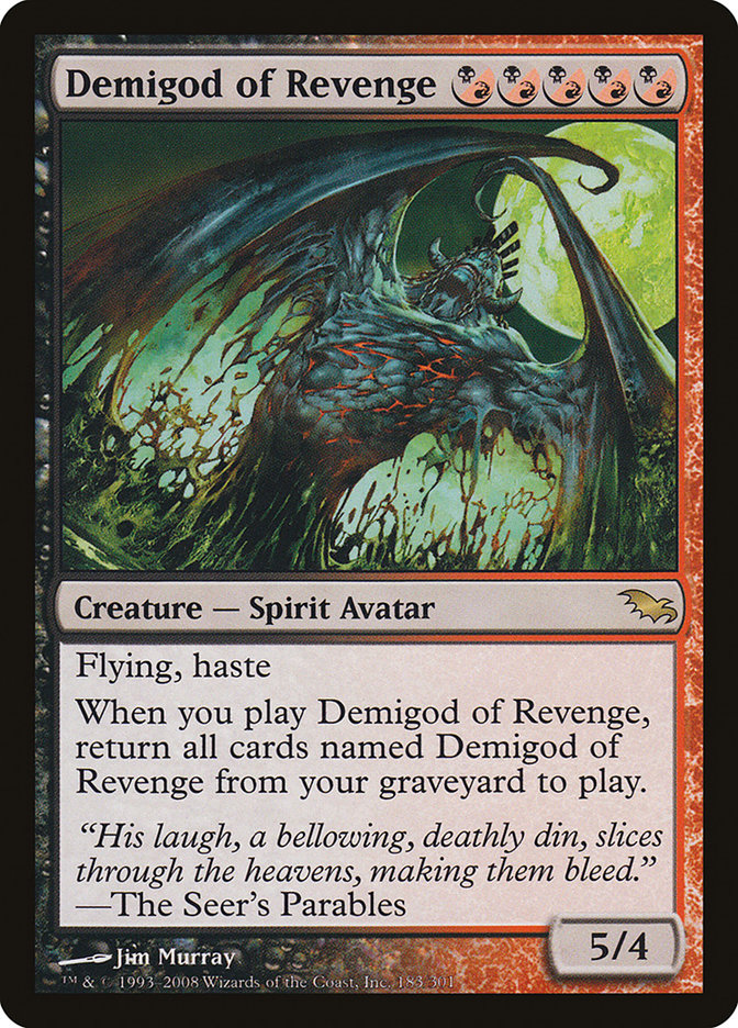 Demigod of Revenge [Shadowmoor] | Kessel Run Games Inc. 