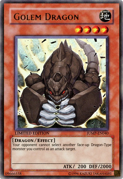 Golem Dragon [JUMP-EN040] Ultra Rare | Kessel Run Games Inc. 