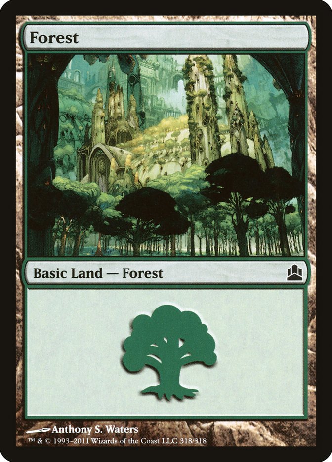 Forest (318) [Commander 2011] | Kessel Run Games Inc. 