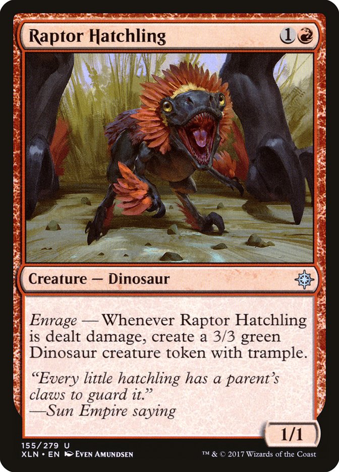 Raptor Hatchling [Ixalan] | Kessel Run Games Inc. 