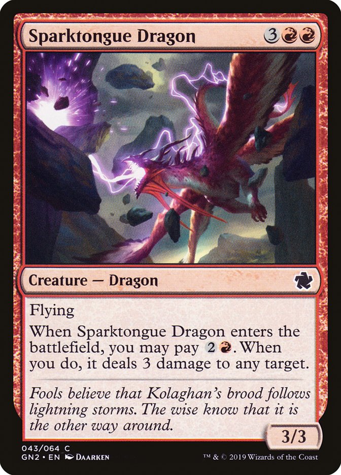 Sparktongue Dragon [Game Night 2019] | Kessel Run Games Inc. 