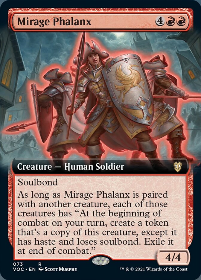 Mirage Phalanx (Extended Art) [Innistrad: Crimson Vow Commander] | Kessel Run Games Inc. 