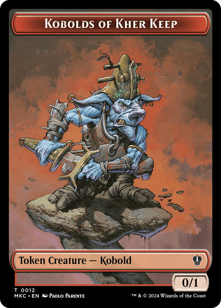 Soldier // Kobolds of Kher Keep Double-Sided Token [Murders at Karlov Manor Commander Tokens] | Kessel Run Games Inc. 