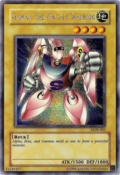 Gamma the Magnet Warrior [DOR-003] Secret Rare | Kessel Run Games Inc. 