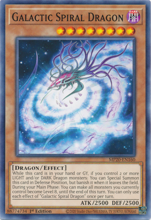 Galactic Spiral Dragon [MP20-EN160] Common | Kessel Run Games Inc. 