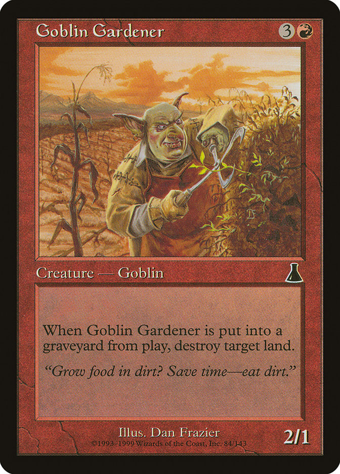 Goblin Gardener [Urza's Destiny] | Kessel Run Games Inc. 