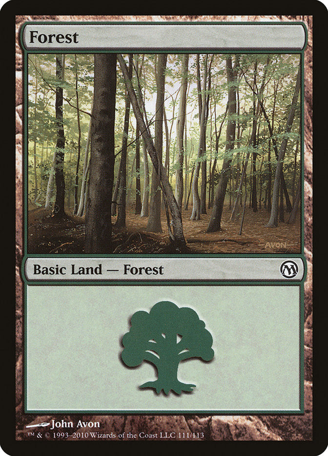 Forest (111) [Duels of the Planeswalkers] | Kessel Run Games Inc. 