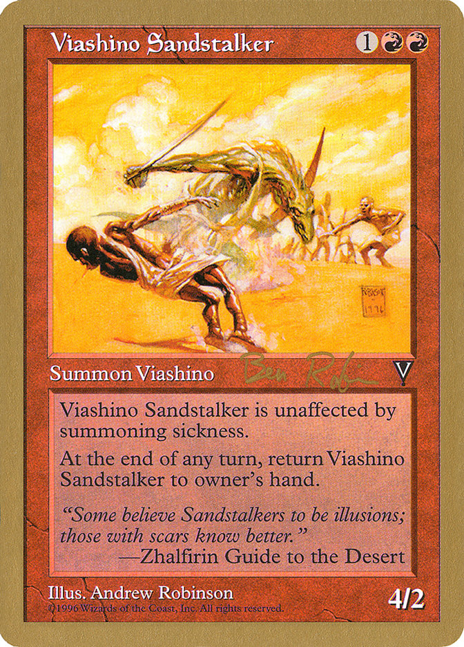 Viashino Sandstalker (Ben Rubin) [World Championship Decks 1998] | Kessel Run Games Inc. 