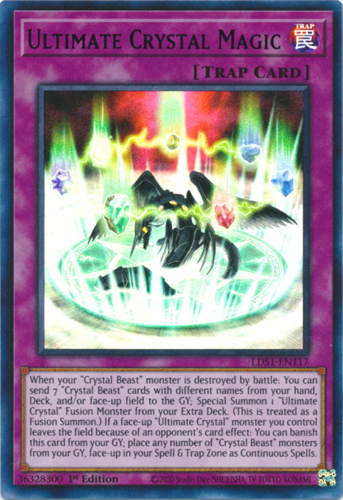 Ultimate Crystal Magic (Blue) [LDS1-EN117] Ultra Rare | Kessel Run Games Inc. 