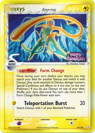 Deoxys (6/110) (Delta Species) (Stamped) [EX: Holon Phantoms] | Kessel Run Games Inc. 