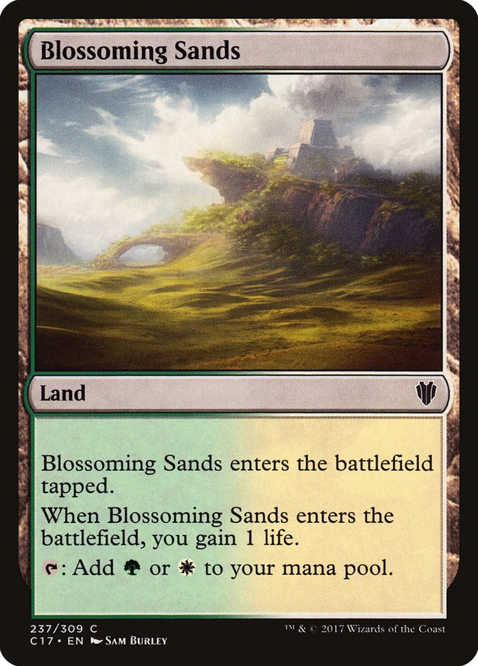 Blossoming Sands [Commander 2017] | Kessel Run Games Inc. 