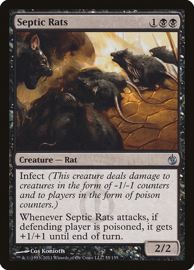 Septic Rats [Mirrodin Besieged] | Kessel Run Games Inc. 