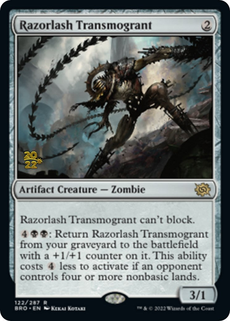 Razorlash Transmogrant [The Brothers' War Prerelease Promos] | Kessel Run Games Inc. 