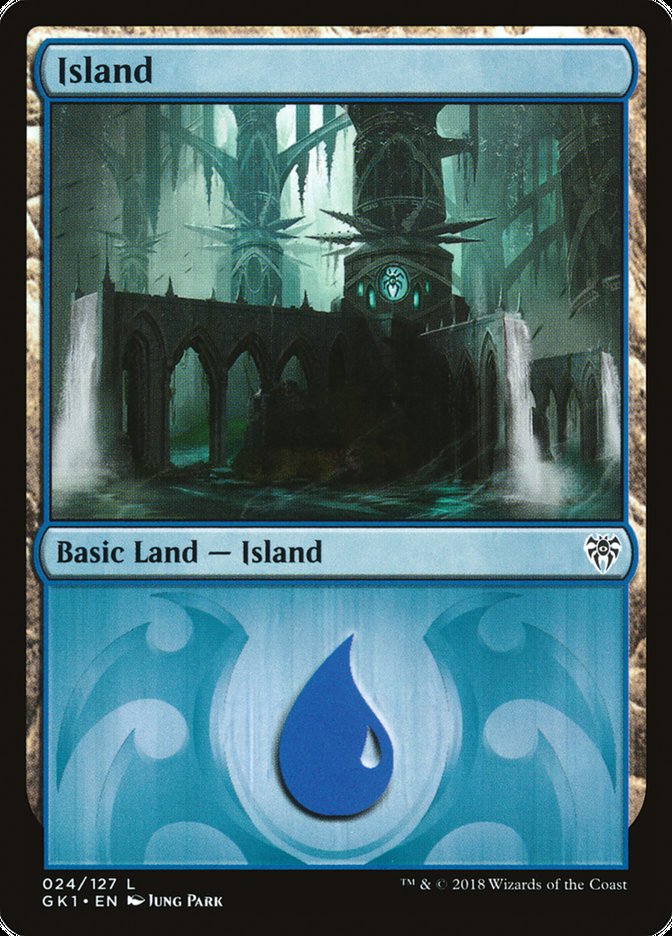 Island (24) [Guilds of Ravnica Guild Kit] | Kessel Run Games Inc. 