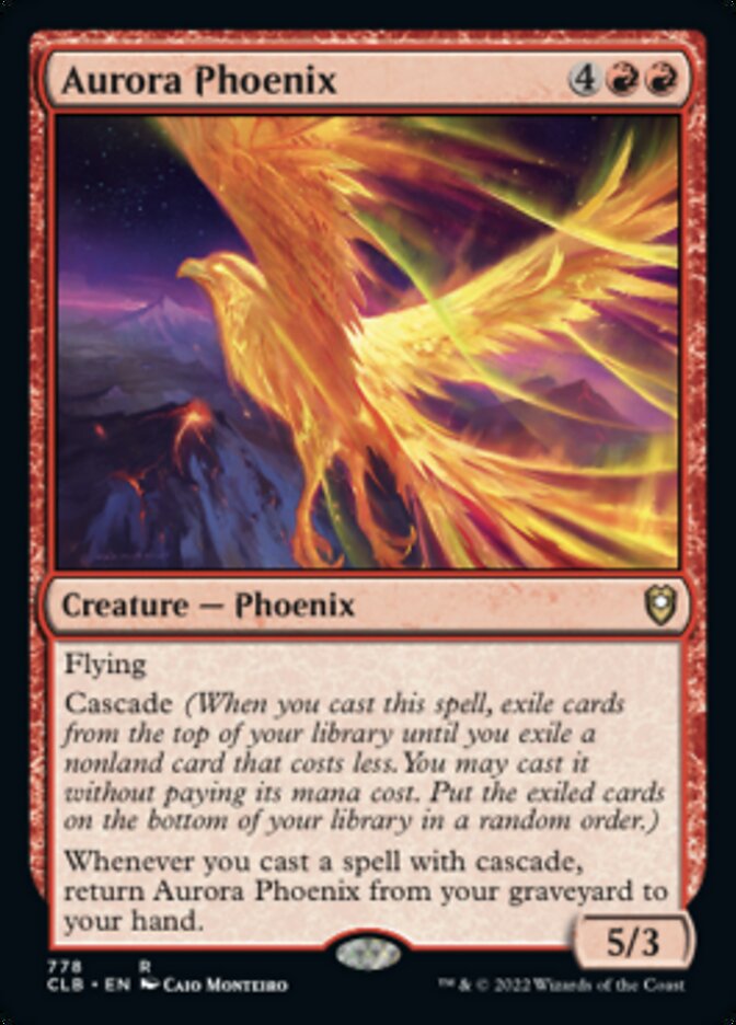 Aurora Phoenix [Commander Legends: Battle for Baldur's Gate] | Kessel Run Games Inc. 
