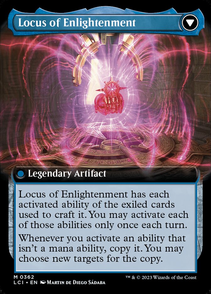 The Enigma Jewel // Locus of Enlightenment (Extended Art) [The Lost Caverns of Ixalan] | Kessel Run Games Inc. 