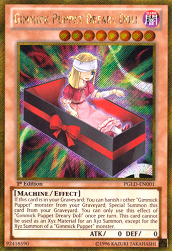 Gimmick Puppet Dreary Doll [PGLD-EN001] Gold Secret Rare | Kessel Run Games Inc. 