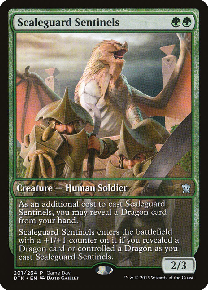 Scaleguard Sentinels (Game Day) [Dragons of Tarkir Promos] | Kessel Run Games Inc. 