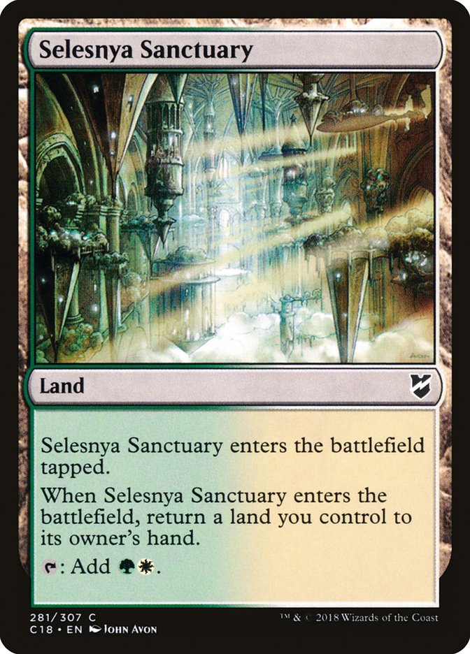 Selesnya Sanctuary [Commander 2018] | Kessel Run Games Inc. 