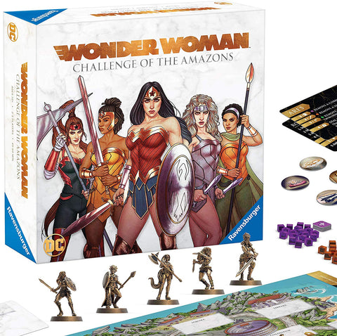 Wonder Woman Challenge of the s Board Game - Ravensburger DC
