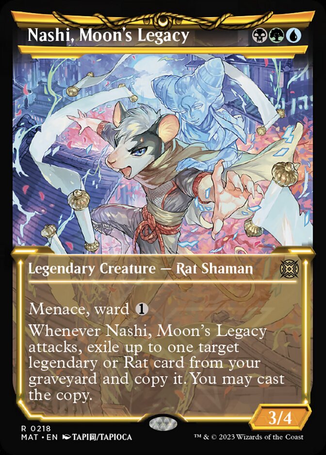Nashi, Moon's Legacy (Showcase Halo Foil) [March of the Machine: The Aftermath] | Kessel Run Games Inc. 