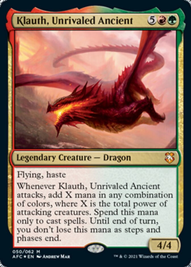 Klauth, Unrivaled Ancient [Dungeons & Dragons: Adventures in the Forgotten Realms Commander] | Kessel Run Games Inc. 