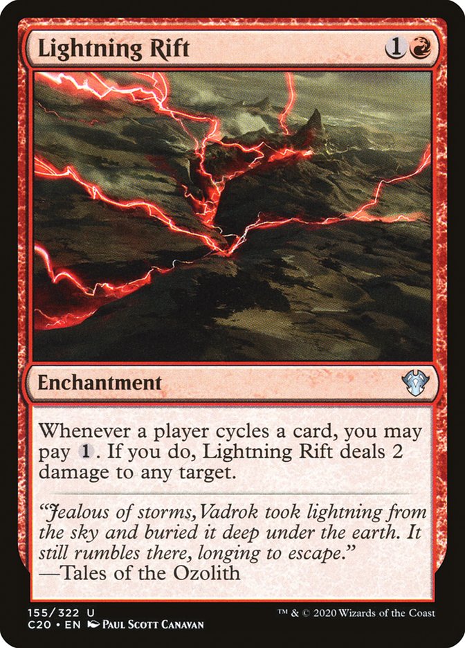 Lightning Rift [Commander 2020] | Kessel Run Games Inc. 