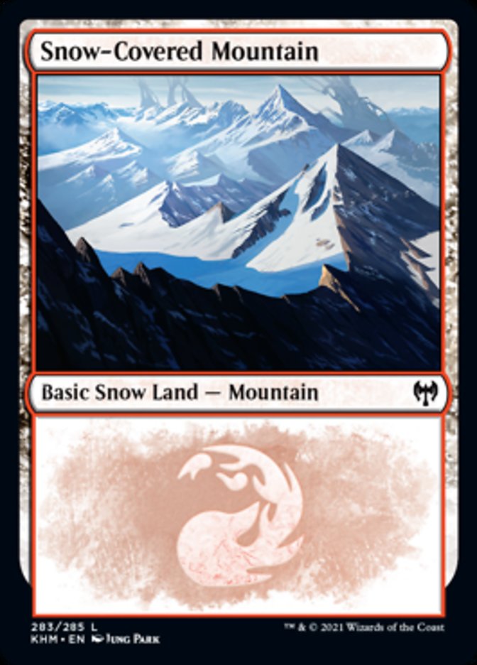 Snow-Covered Mountain (283) [Kaldheim] | Kessel Run Games Inc. 