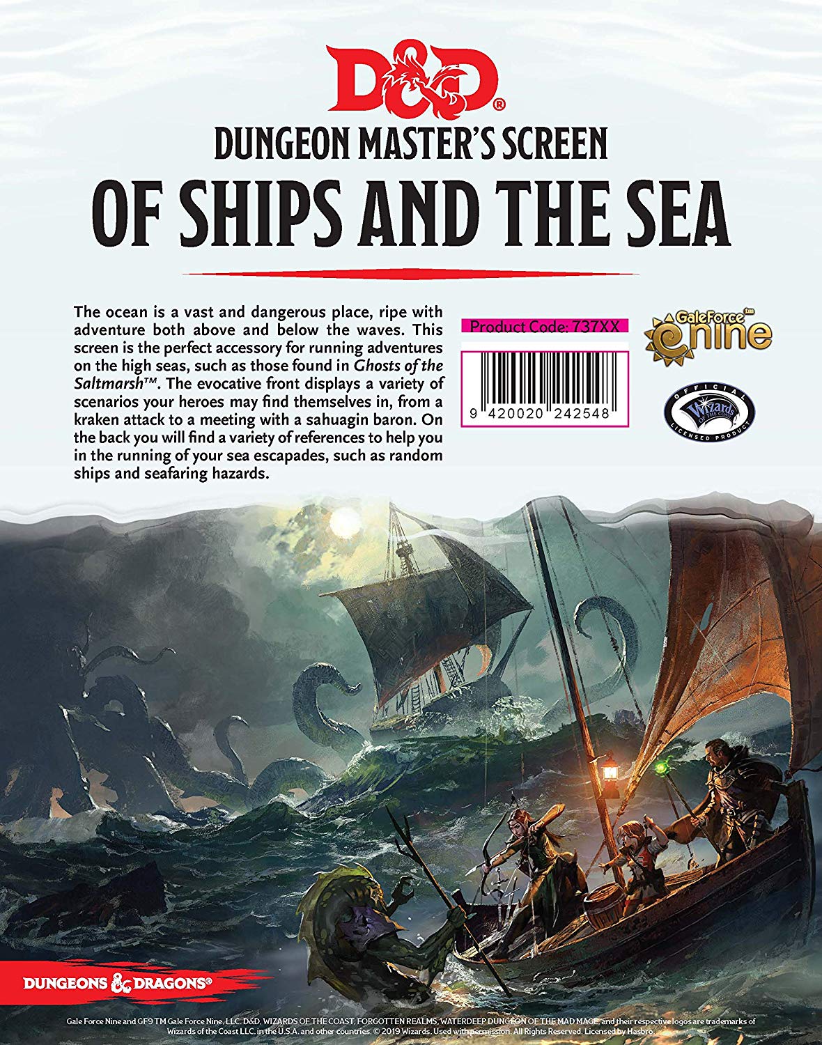 DM Screen Of The Ships and Sea | Kessel Run Games Inc. 
