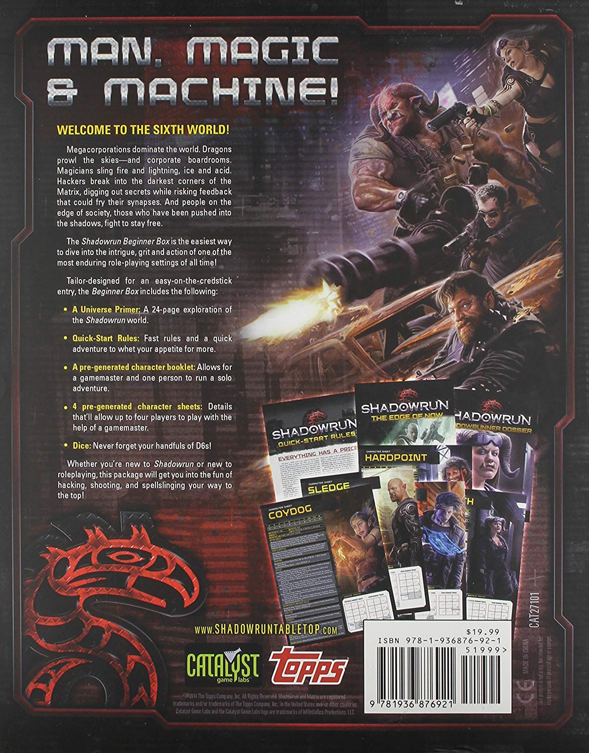 Shadowrun Beginner Box | Kessel Run Games Inc. 