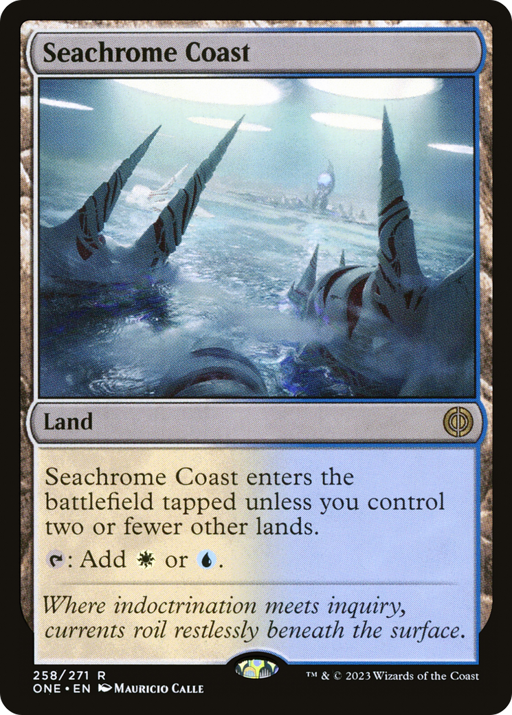 Seachrome Coast [Phyrexia: All Will Be One] | Kessel Run Games Inc. 