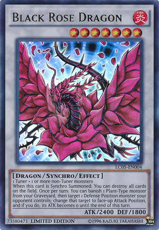 Black Rose Dragon (LC05-EN004) [LC05-EN004] Ultra Rare | Kessel Run Games Inc. 