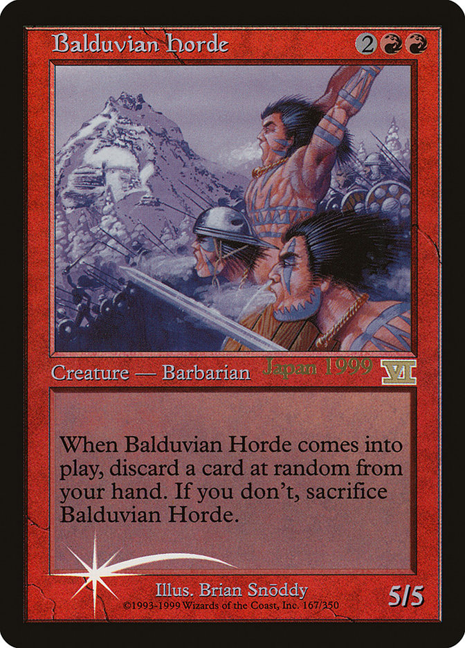 Balduvian Horde (Worlds) [World Championship Promos] | Kessel Run Games Inc. 