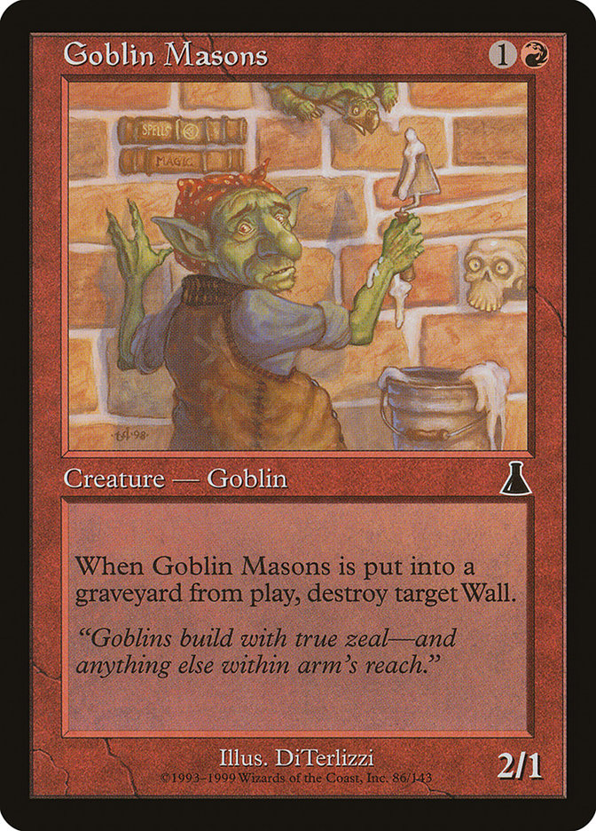 Goblin Masons [Urza's Destiny] | Kessel Run Games Inc. 