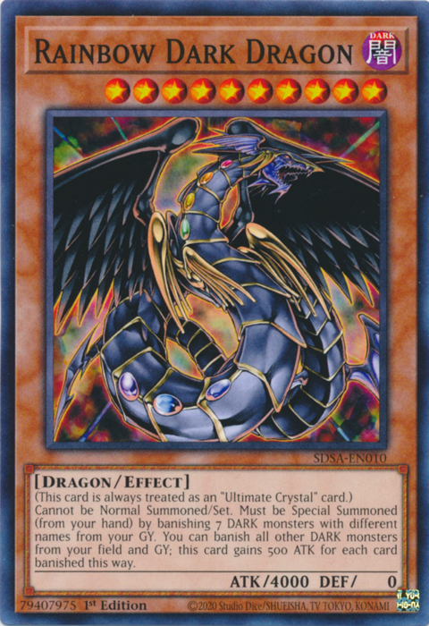 Rainbow Dark Dragon [SDSA-EN010] Common | Kessel Run Games Inc. 