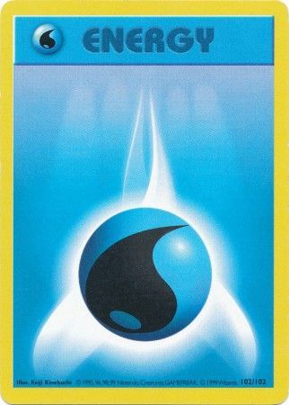 Water Energy (102/102) [Base Set Shadowless Unlimited] | Kessel Run Games Inc. 