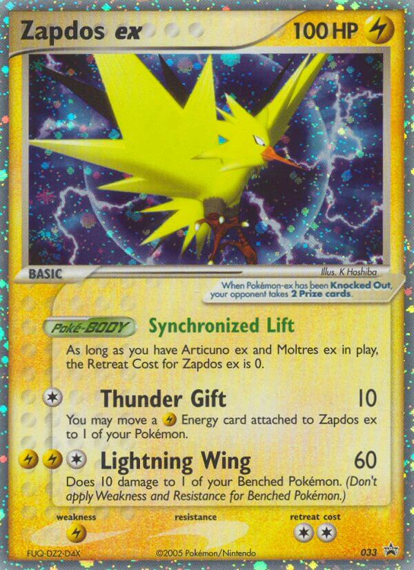 Zapdos ex (033) [Nintendo: Black Star Promos] | Kessel Run Games Inc. 