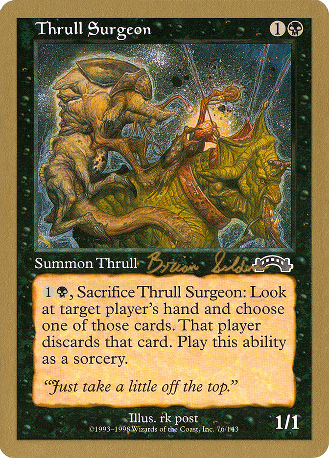 Thrull Surgeon (Brian Selden) [World Championship Decks 1998] | Kessel Run Games Inc. 