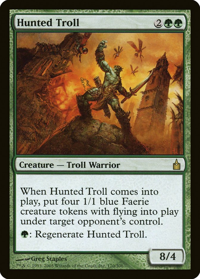 Hunted Troll [Ravnica: City of Guilds] | Kessel Run Games Inc. 