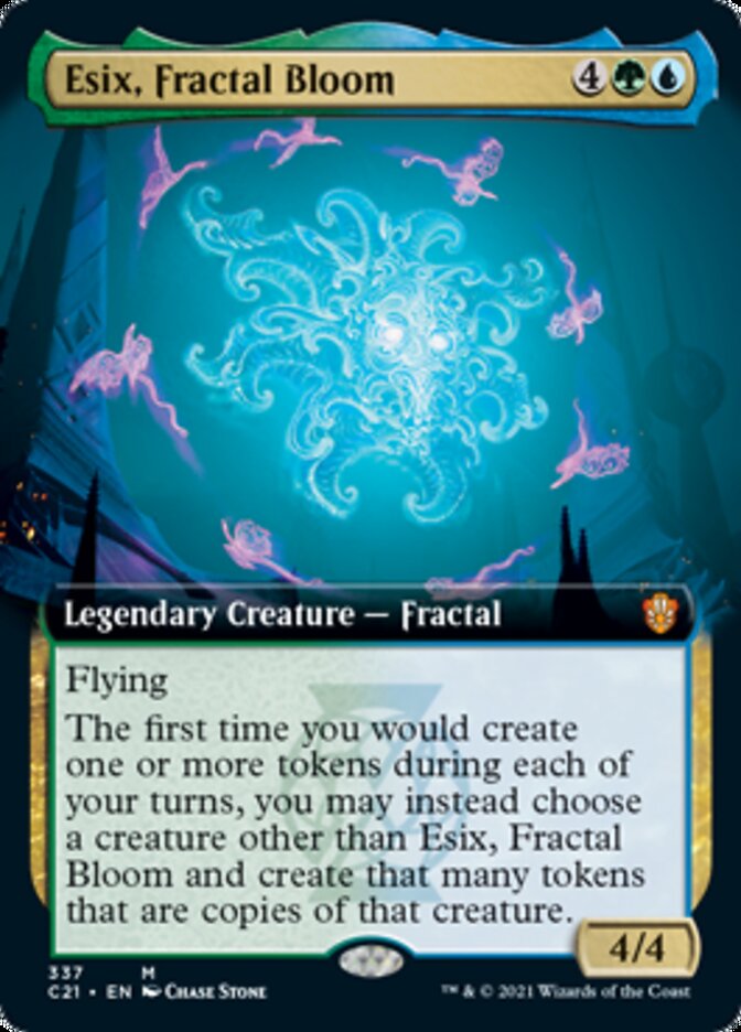 Esix, Fractal Bloom (Extended Art) [Commander 2021] | Kessel Run Games Inc. 