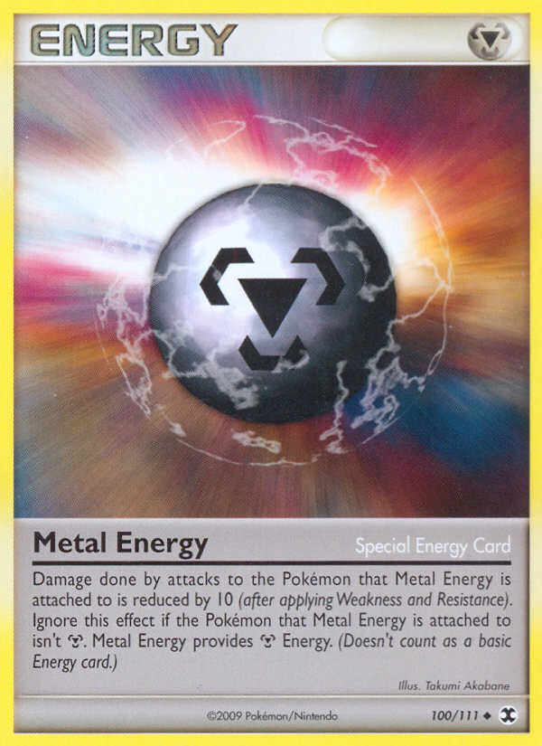 Metal Energy (100/111) [Platinum: Rising Rivals] | Kessel Run Games Inc. 